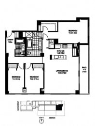  Floor Plan C14 - 3 Bed