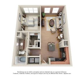  Floor Plan Post Oak (A3)