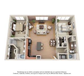  Floor Plan Chimney Rock (B6)