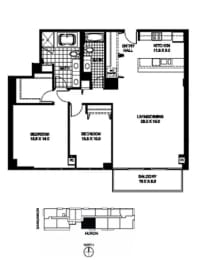 the plan of the upper floor of the house