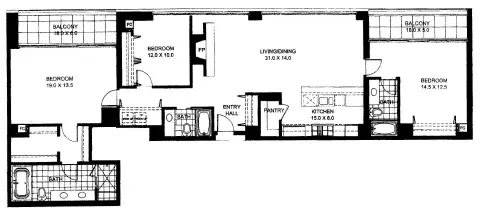  Floor Plan Penthouse 8