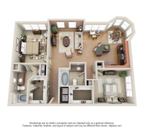  Floor Plan Tanglewood (B4)