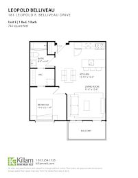 Unit E | 1 Bedroom + 1 Bath