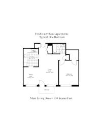  Floor Plan 1 Bedroom