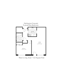  Floor Plan One Bedroom