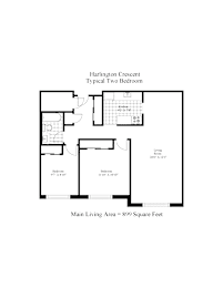  Floor Plan Two Bedroom