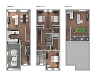  Floor Plan Townhomes
