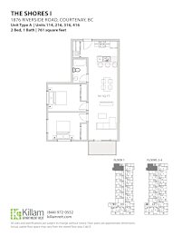  Floor Plan 2 Bedroom 1 Bath - 76