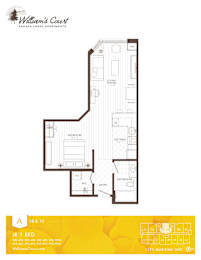 William's Court A Bachelor Floor Plan