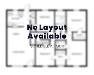A sign that says "No Layout Available" and "Schedule a Tour" is displayed.