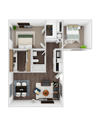 2 Bed Floor Plan