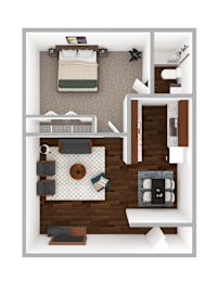 1 bed 1 bath at Grand Manor Apartments , Grand Junction