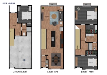 3 Bed 2 Bath 1606 sqft at River Landing at Mirabeau, Spokane Valley, Washington