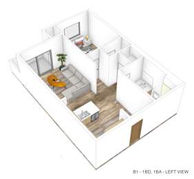 a diagram of a house with a wooden floor and a roof
