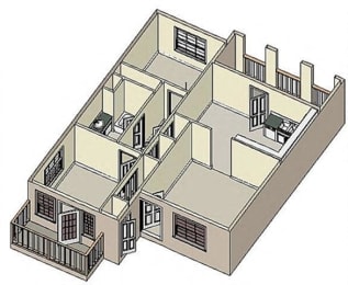 Floor Plan  Westgate Courtyards floor plan image
