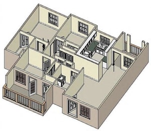 Floor Plan  Westgate Courtyards floor plan image