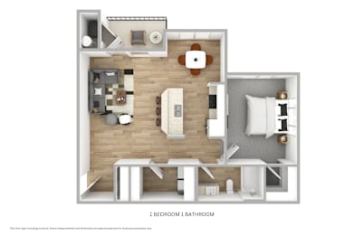 Copper Mesa 1x1 floor plan