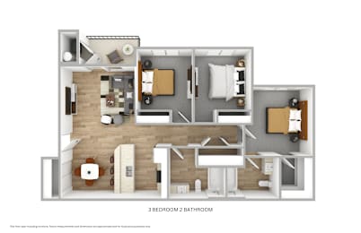 Copper Mesa 3x2 floor plan