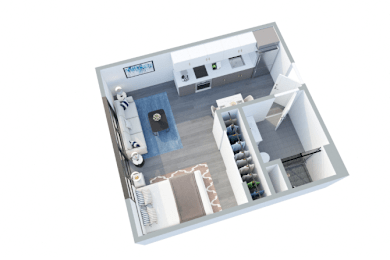 Edendale 3D Floor Plan Studio A2