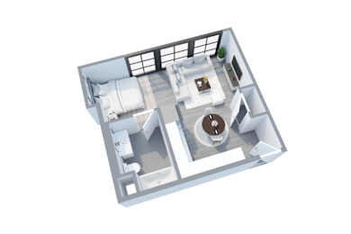 Edendale 3D Floor Plan Studio K