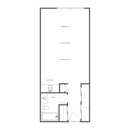 Floor Plan  Lyric Apartments S1 Floor Plan
