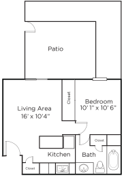 Floor Plans of Meridian Court South in Indianapolis IN