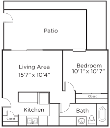 Floor Plans of Meridian Court South in Indianapolis IN