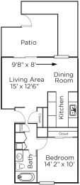 Floor Plans of Meridian Court South in Indianapolis IN