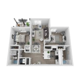 a 3 bedroom floor plan  367796  950796
