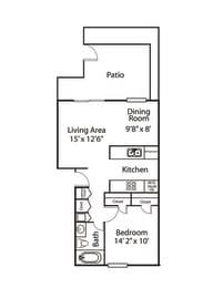 Floor Plans of Spinnaker Court in Indianapolis IN