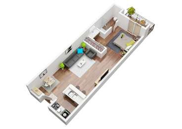 Cielo 1 Bedroom Apartment