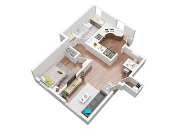 1 bedroom apartment for rent in Ladera California