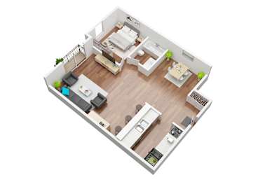 Cielo 1 bedroom apartment