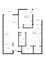 Cielo 2 Bedroom Apartments
