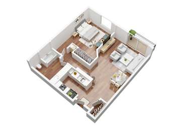 3D floor plan