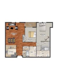 H1 Floor Plan at The Collings at the Lumberyard, Collingswood, 08108