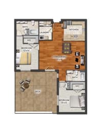 L1 Floor Plan at The Collings at the Lumberyard, Collingswood, New Jersey