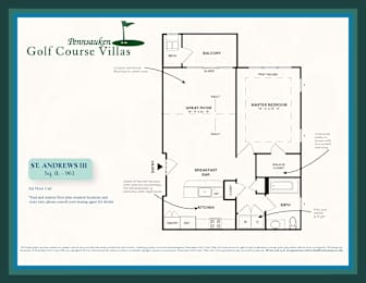 St AndrewsIII Floor Plan at Pennsauken Golf Course Villas, PENNSAUKEN