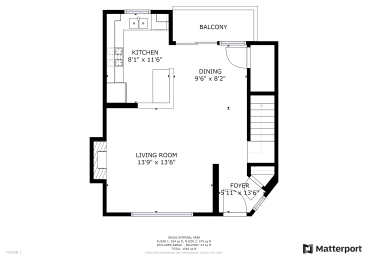  Floor Plan 3 Bed, 2 Bath C60
