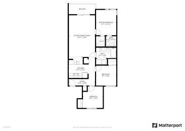  Floor Plan 3 Bed, 2 Bath C35