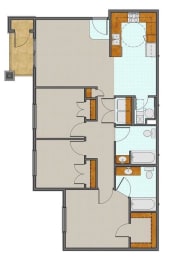  Floor Plan The George (C1)