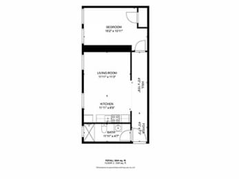 a floor plan of a house with a loft