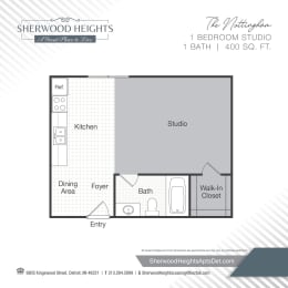 bedroom floor plan | the residences at sawmill park