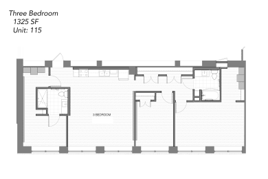 Floor Plan  Three Bedroom - Handicap