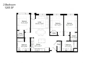 Floor Plan  the floor plan of the suite
