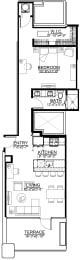1 bed 1 bath I at Sky On Main Apartments, Missouri City, MO, 64105