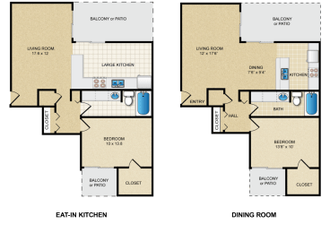1 bedroom, 1 bath