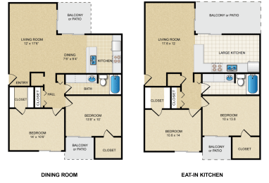 2 bedroom, 1 bath