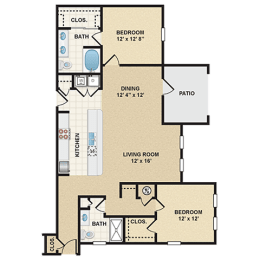 2 bedroom, 2 bathroom  at Stonepost Ranch, Overland Park, 66221