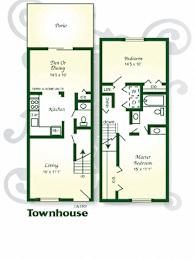 floor plan of a town house